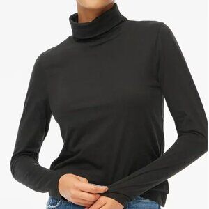 J. Crew Tissue Turtleneck Black - Sz S